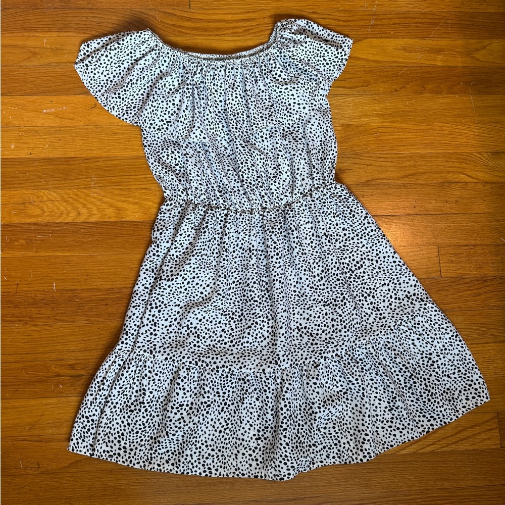 Black and White Polka Dot Dress